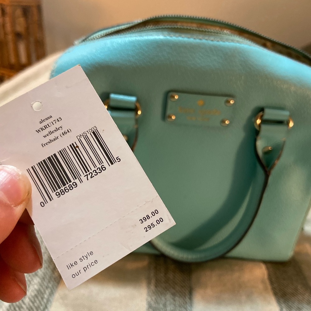 Kate Spade Wellesley Alessa Mint Satchel and Wallet - Picture 7 of 8